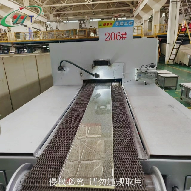 网带式光学玻璃条料连续退火炉