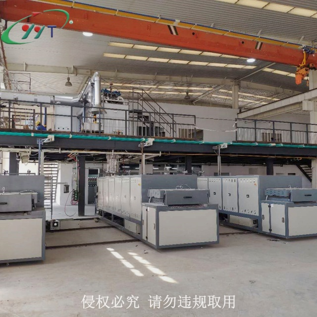 网带式激光钕玻璃条料退火炉